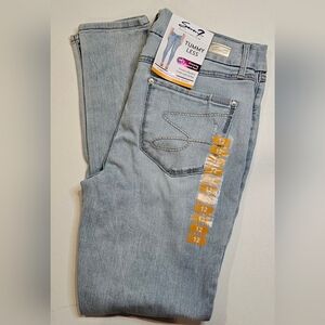 NWT Women's Seven7 "Tummy Less" Distressed Jeans Size 12